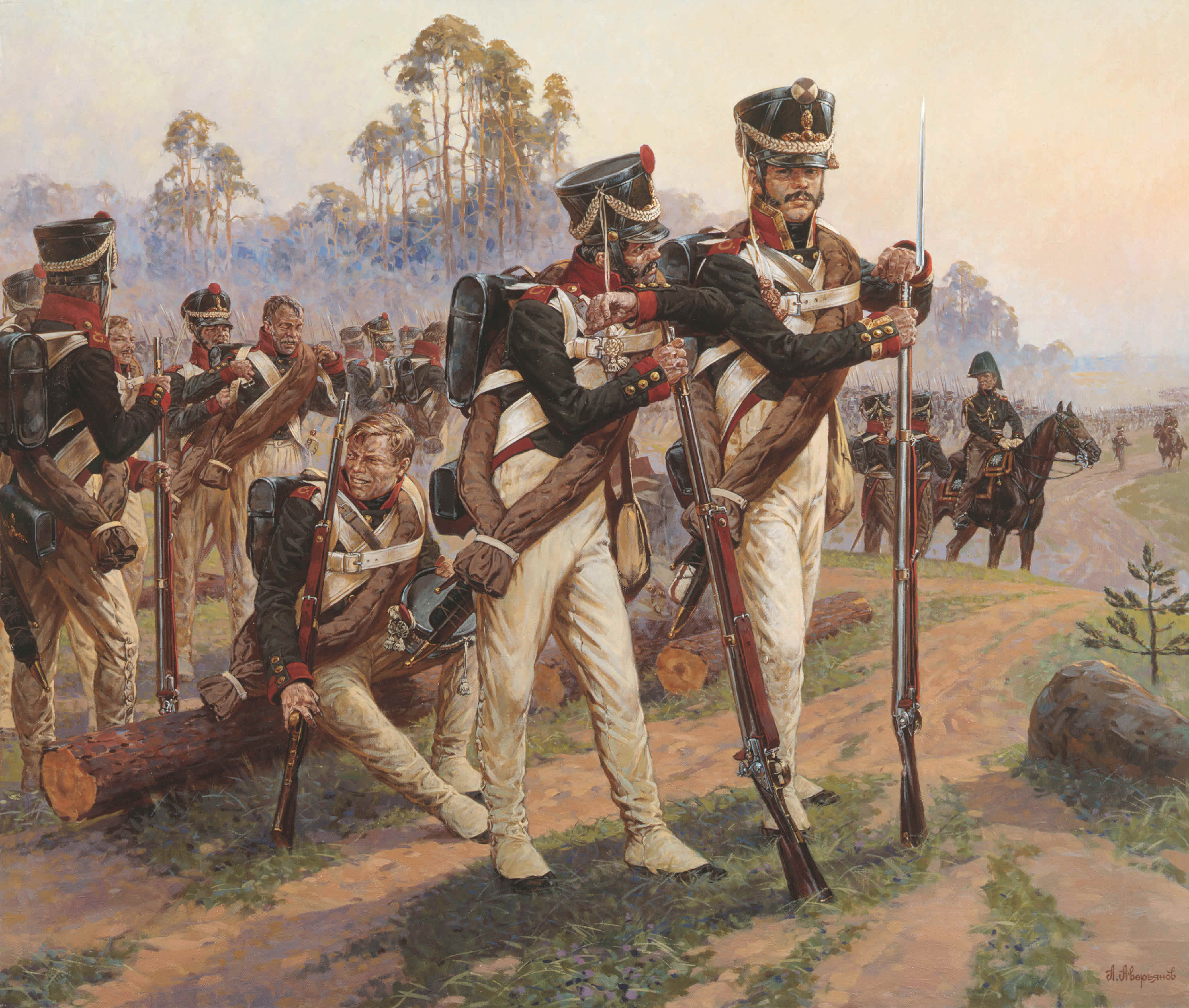 Рус француз. Бородинское сражение 1812 Наполеон. Солдаты Наполеона 1812г.