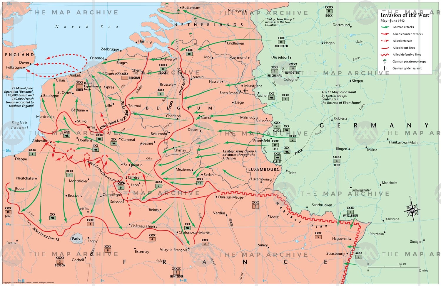 Оккупация восточной пруссии россией. Карта захвата Франции 1940. Карта оккупации немцами второй мировой. Кампания во Франции 1940 карта. Карта наступления войск Германии.