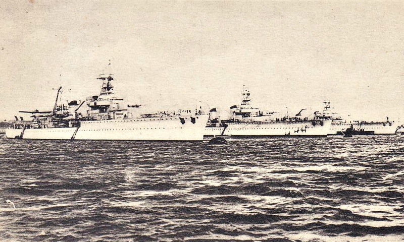 Крейсера «Georges Leygues», «Montcalm», и «Gloire»