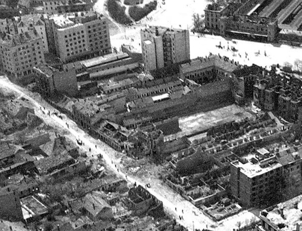 Белград после бомбардировок. 