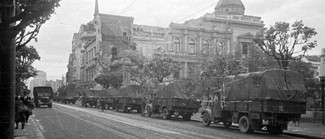 Немецкие войска входят в Белград.